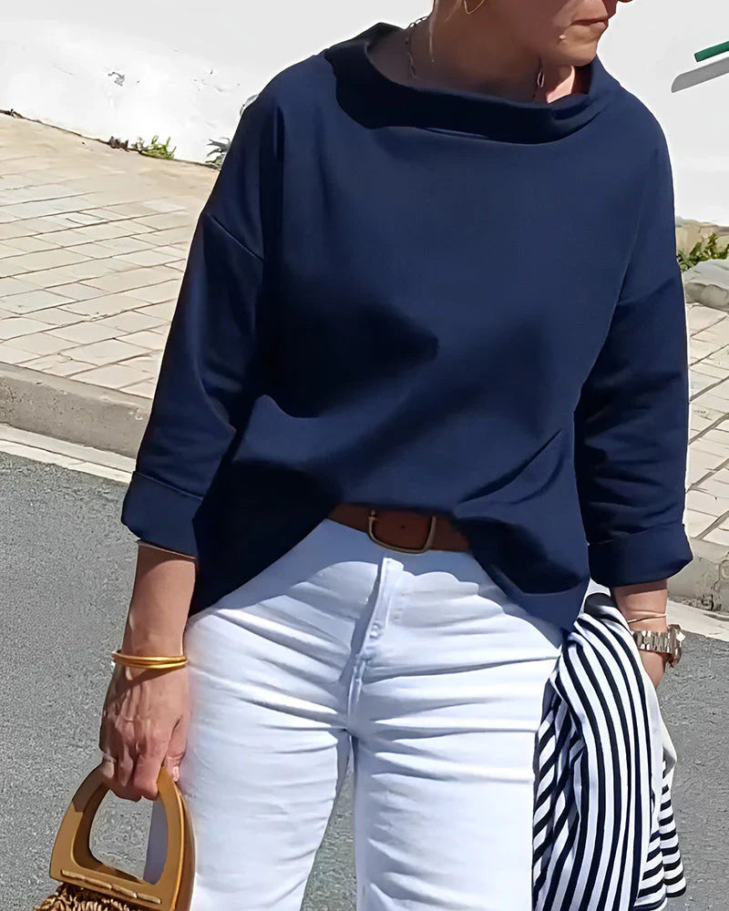 Haut élégant à motif floral pour femmes