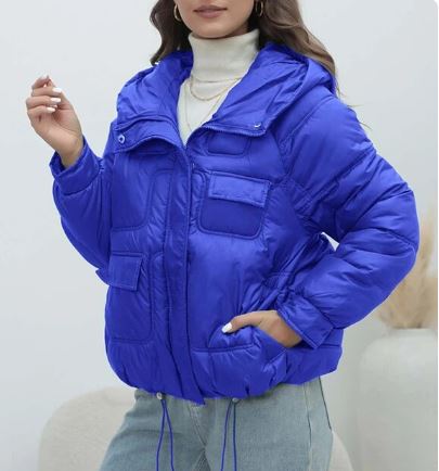 Veste d'hiver chaude matelassée épaisse