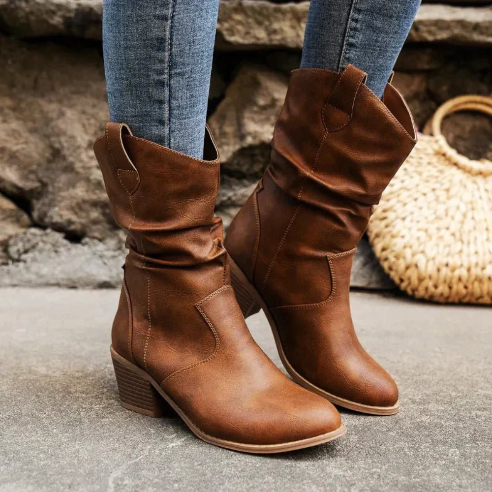 Robe d'automne chic style western