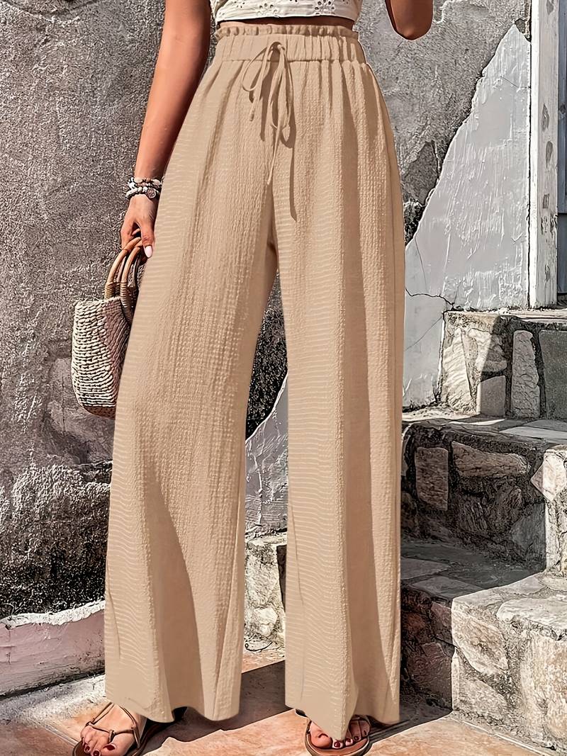 Chloe - Pantalon femme confortable coupe large