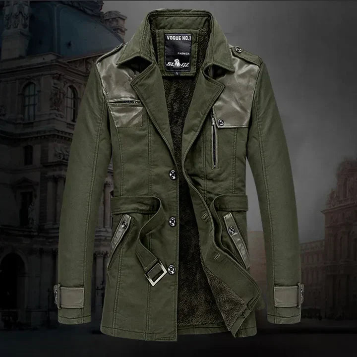 Eleganter Trench-coat Homme long