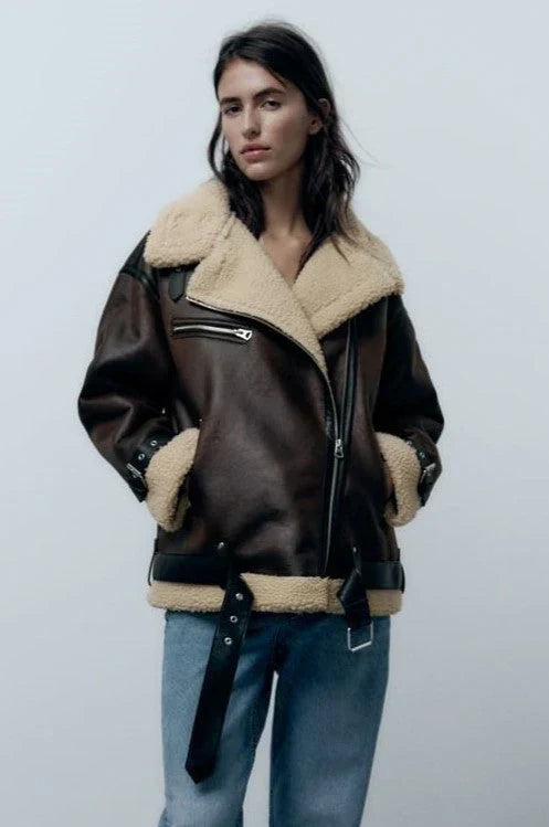 Karina | Stylish Jacke mit Hochkragen - IdealeKleiden