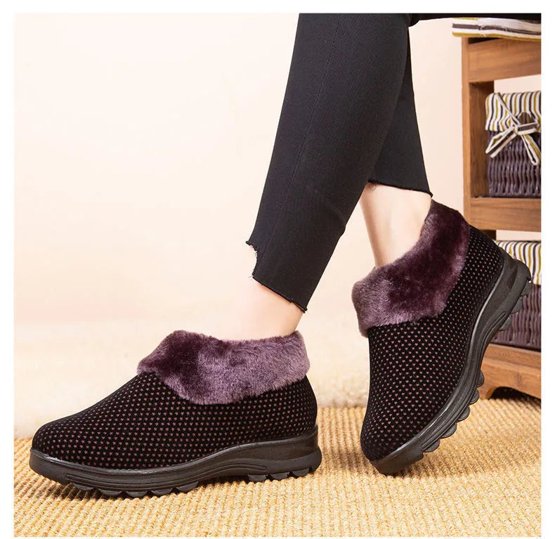 Bottes femme doublées polaire chaude