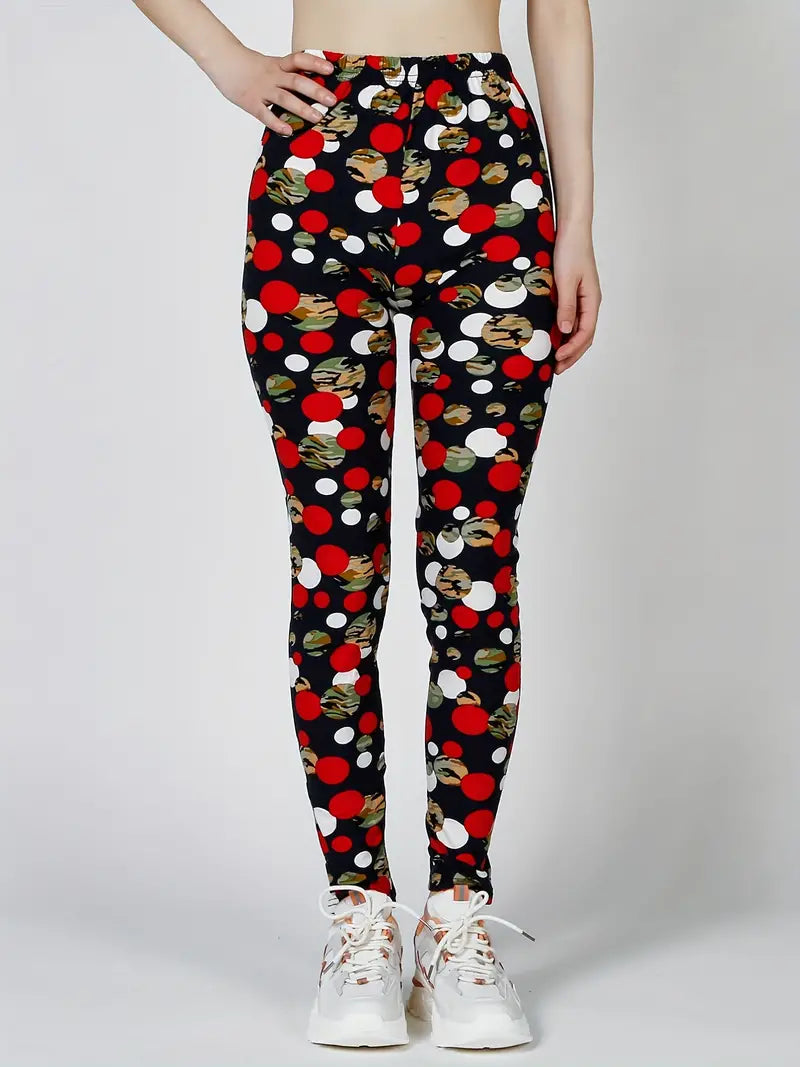 Aurora - Pantalon Confort Camouflage Taille Haute