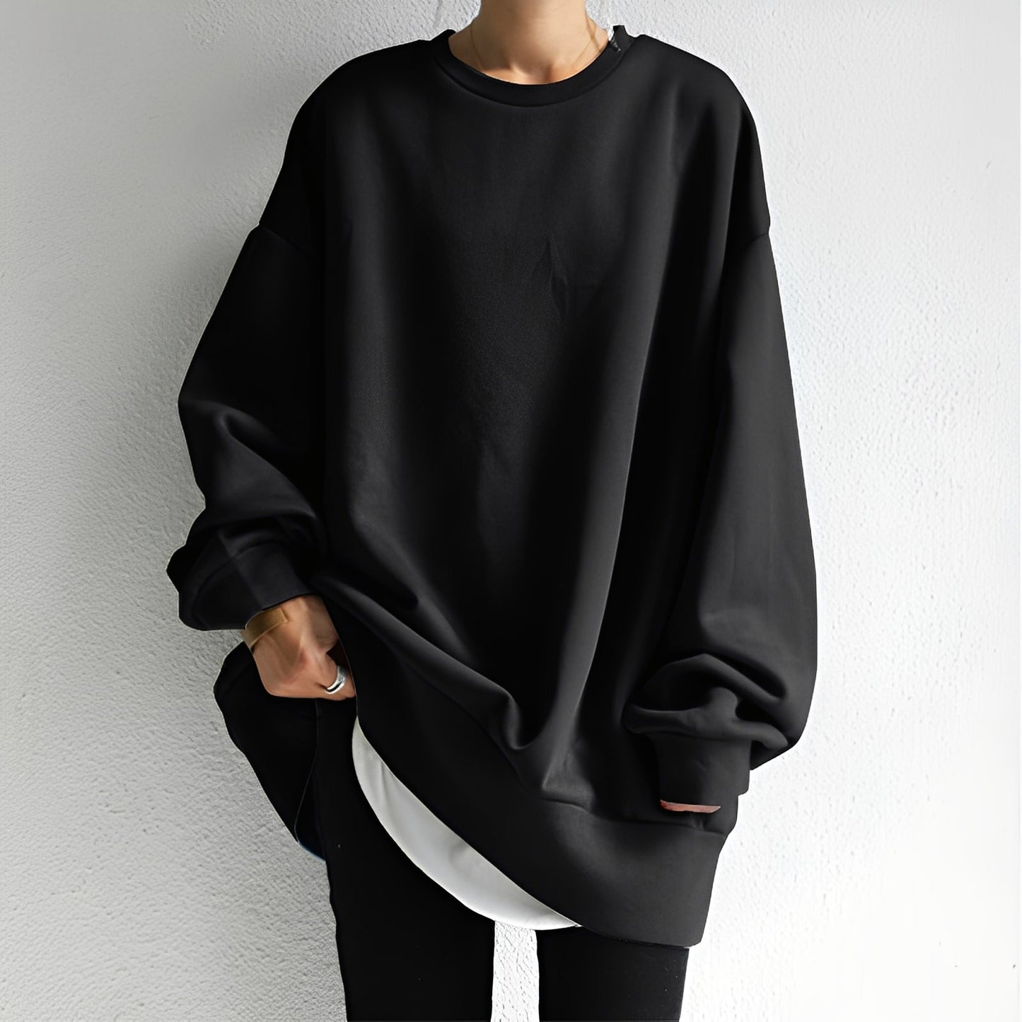 Pull pour femmes Ample Épaules Confortable