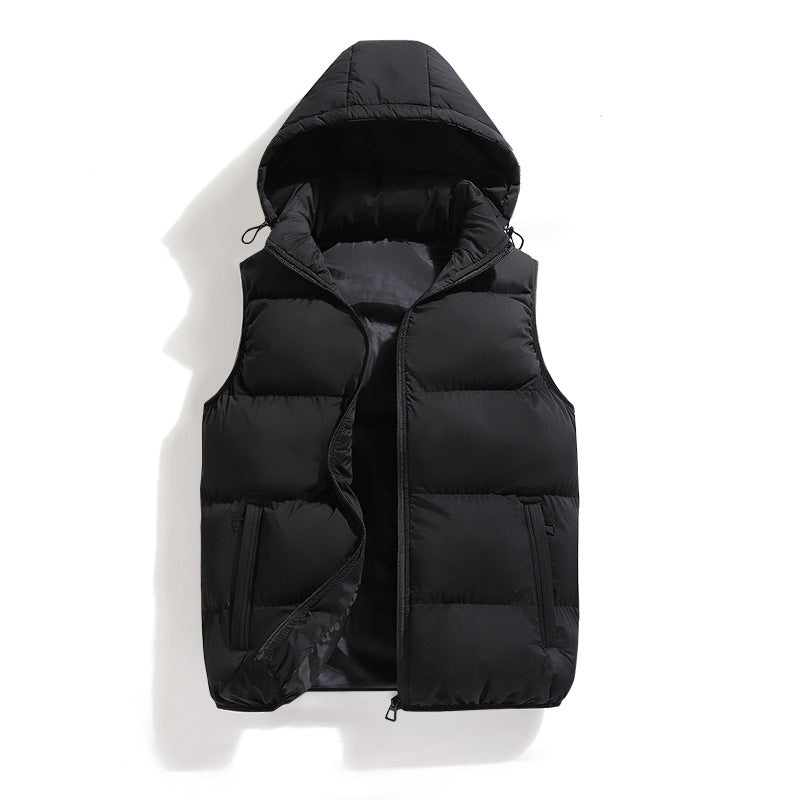 Gilet homme chaud à capuche moderne