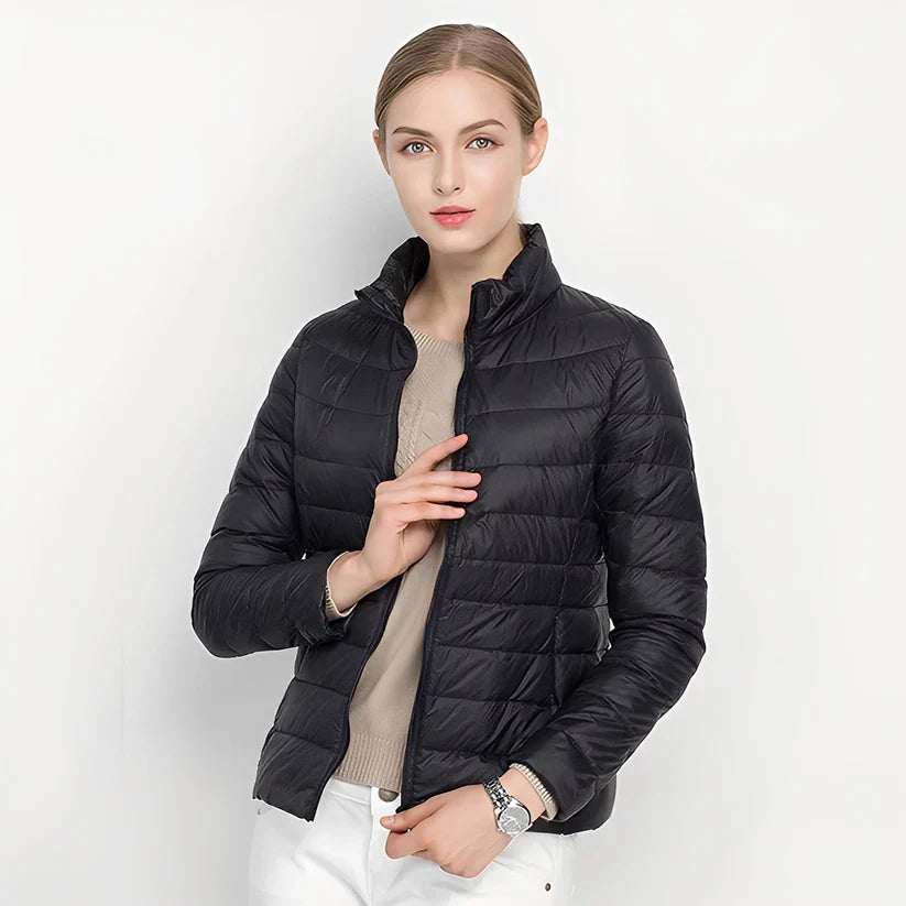 Doudoune femme coupe slim chaude