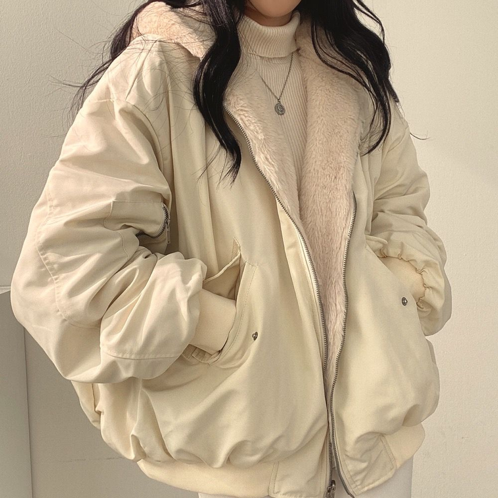 Parka d'hiver pratique pour femme avec capuche