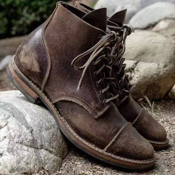 Eliaso - Bottes en Cuir de Luxe Chaudes et Confortables