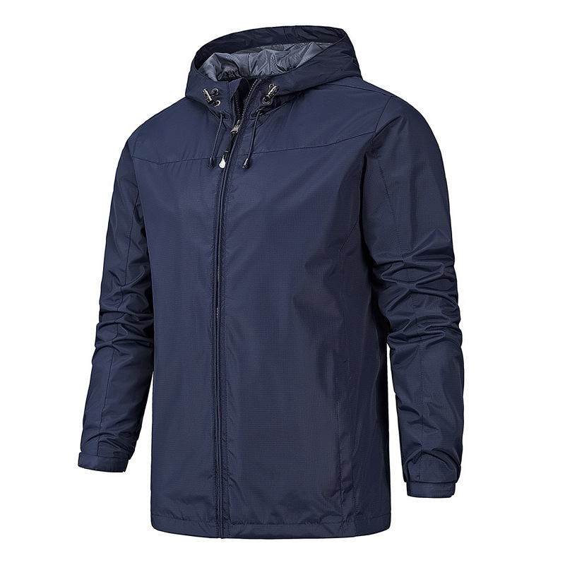Veste à capuche zippée pour homme
