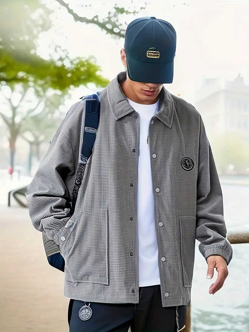 Veste homme coupe décontractée moderne