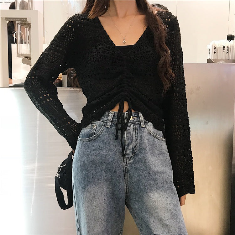Cardigan Femme Léger Estival Motif Ajoure