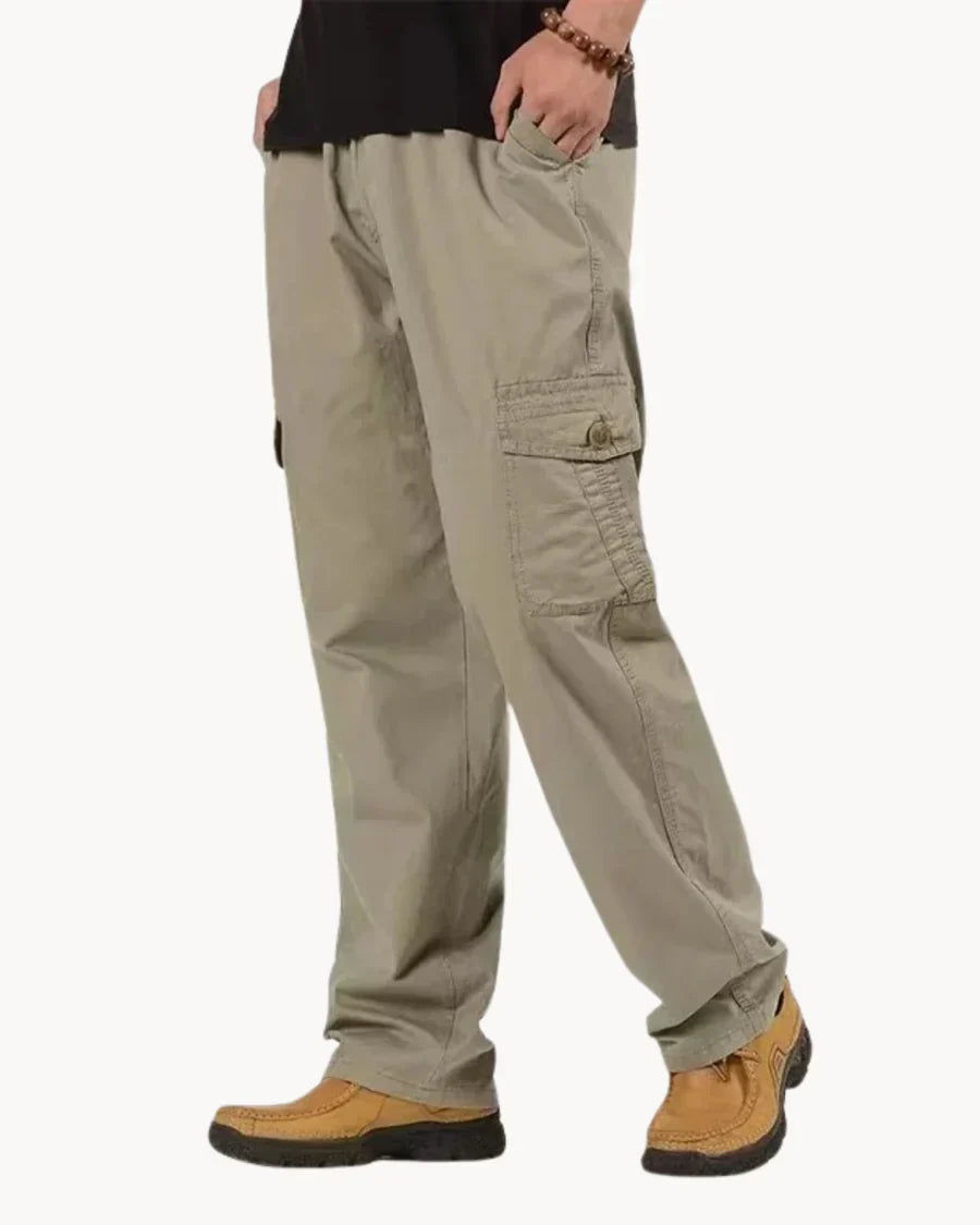 Pantalon cargo homme polaire douce confort