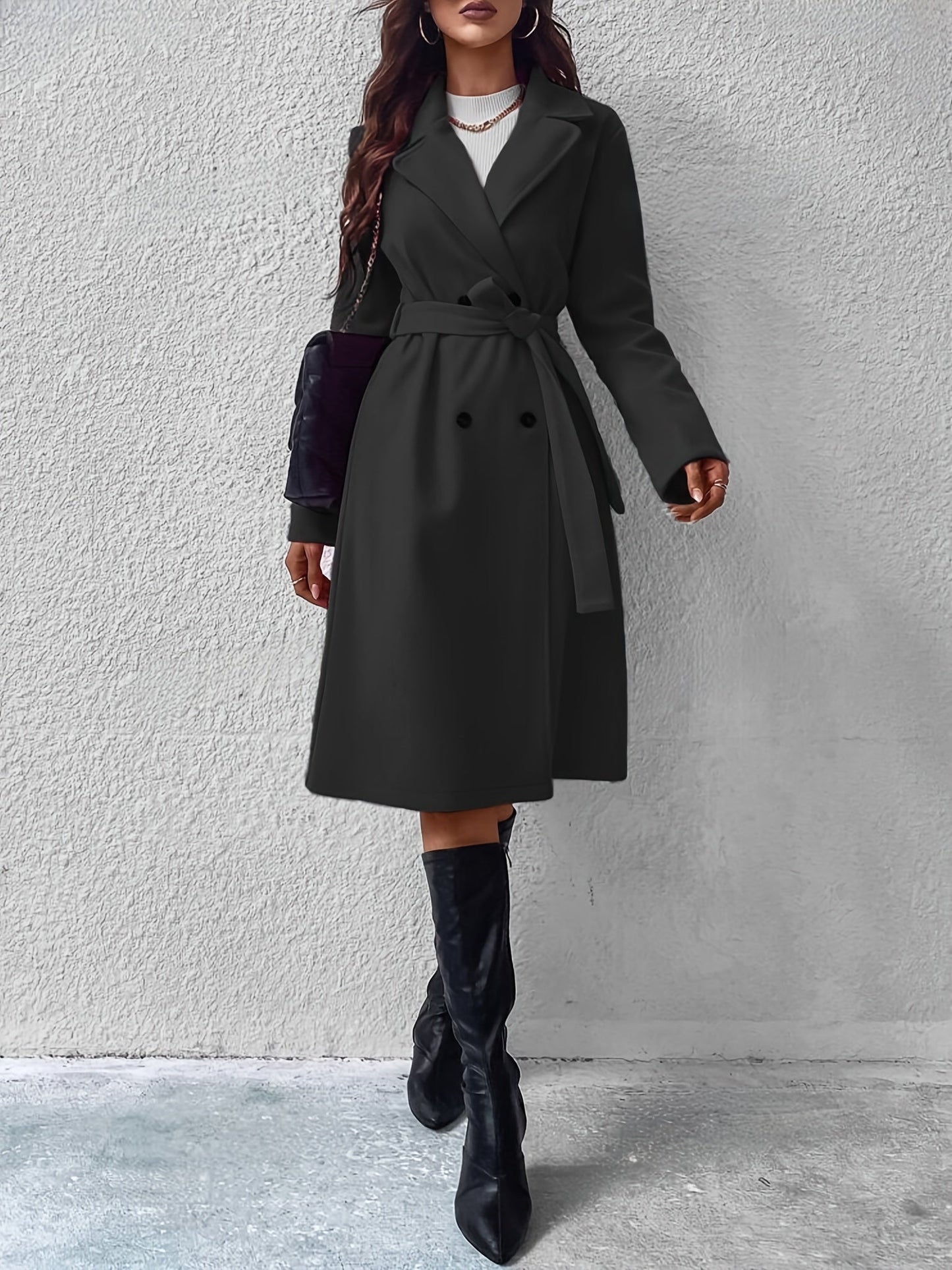 Trench-coat élégant pour femme Coupe slim