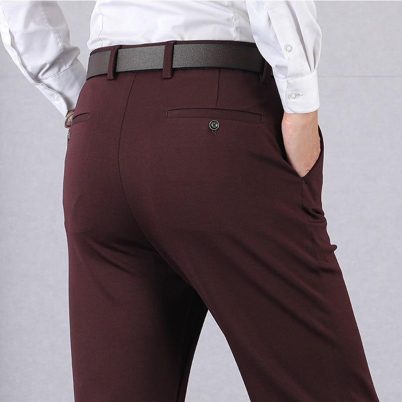 Pantalon stretch pour homme, coupe confort
