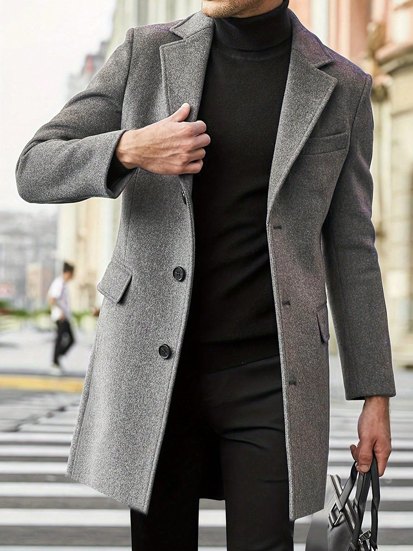Manteau d'hiver homme chaud isolé