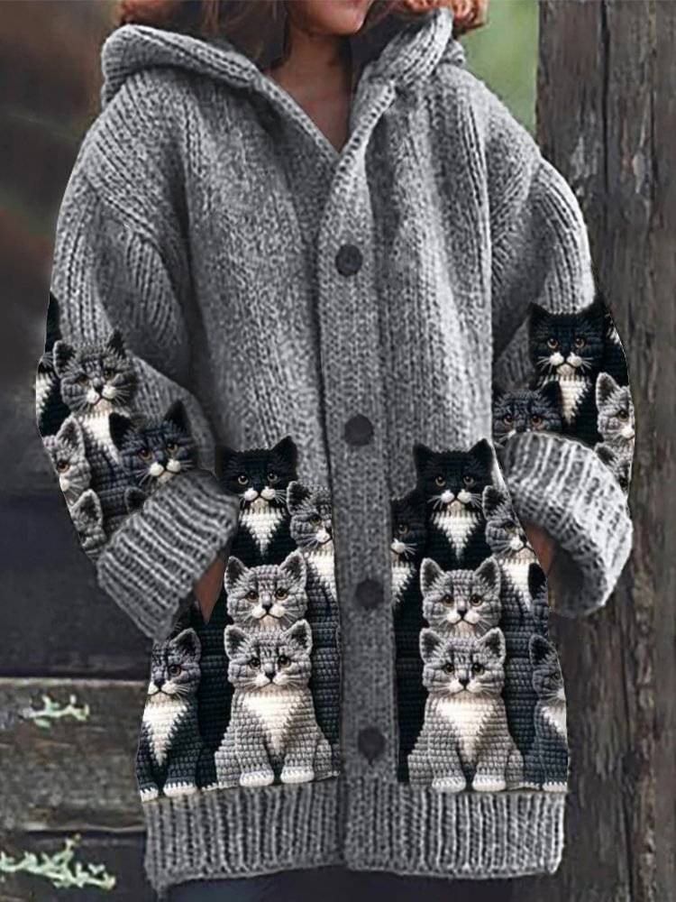 Cardigan Doux pour Chat Confortable Tricoté