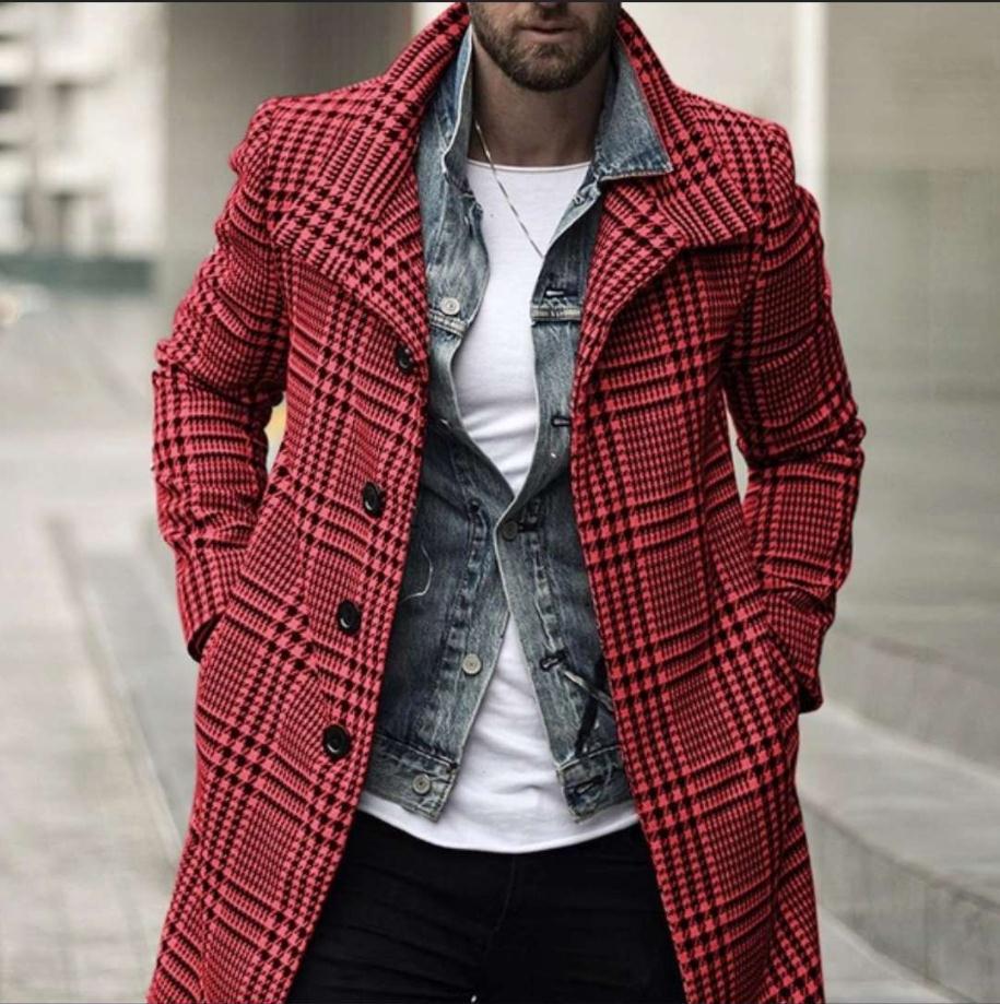Manteau Homme Élégant Coupe Moderne