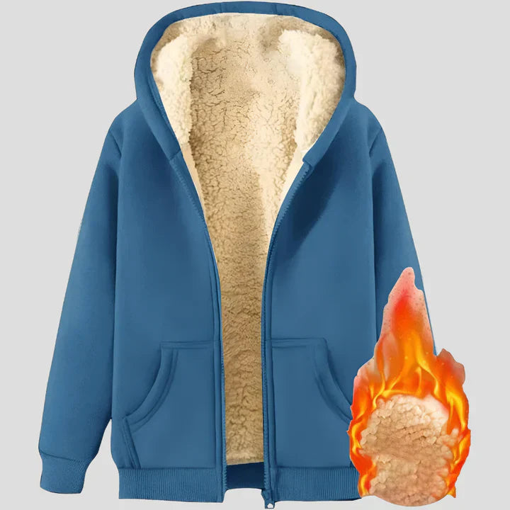 Veste d'hiver pour hommes en polaire isolée