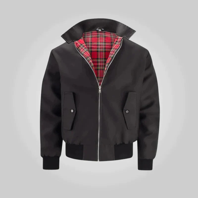 Blouson aviateur stylé aspect vintage