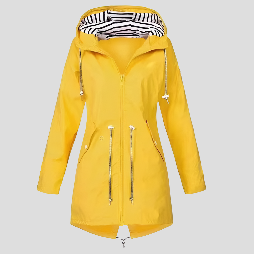Veste femme imperméable à capuche, veste de pluie