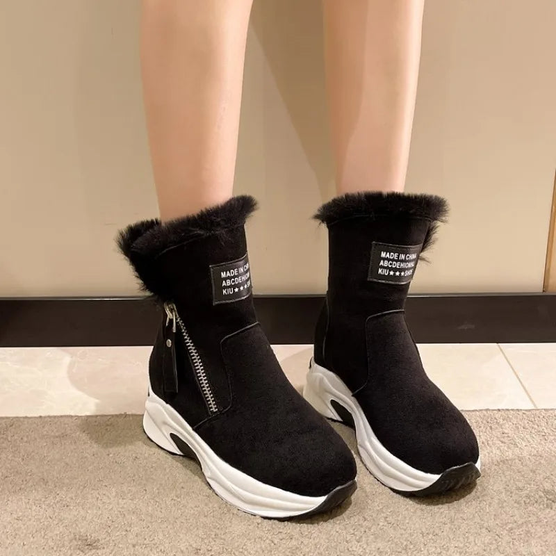 Bottes de neige élégantes pour femmes Mode hiver