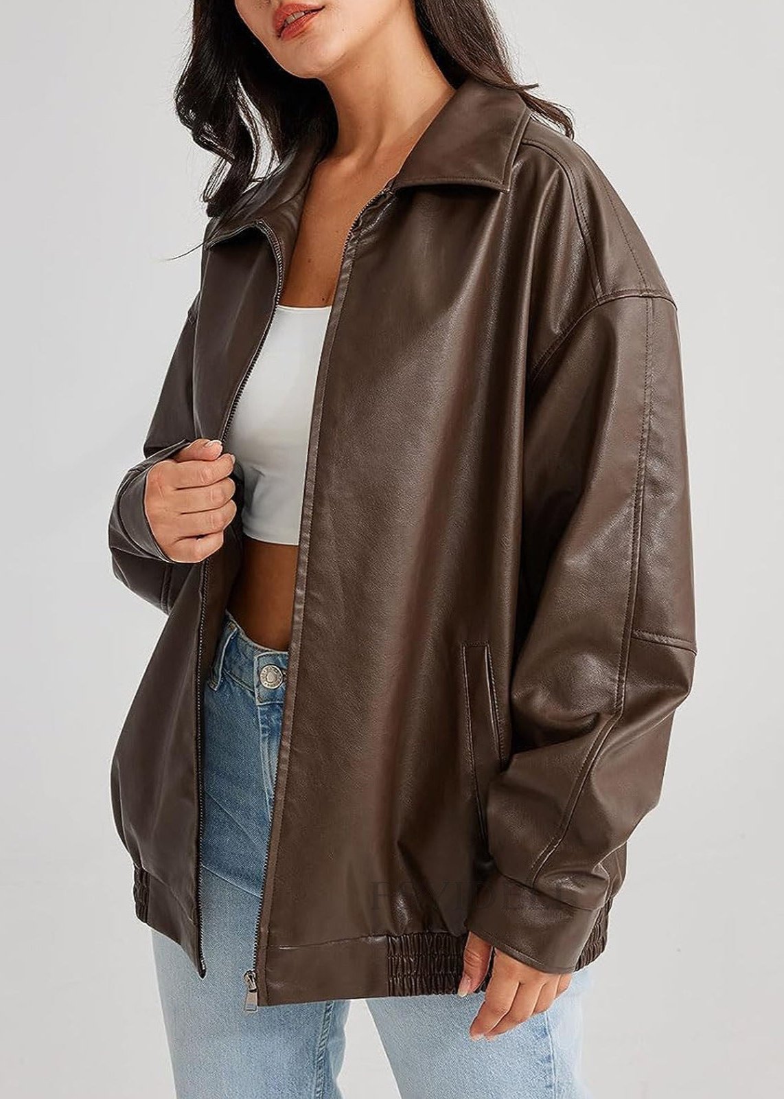 Blouson de cuir style locomotive cool