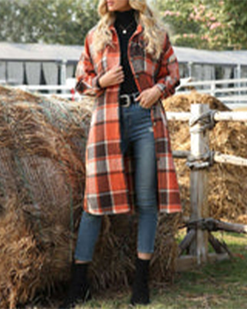Manteau d'hiver élégant à boutons