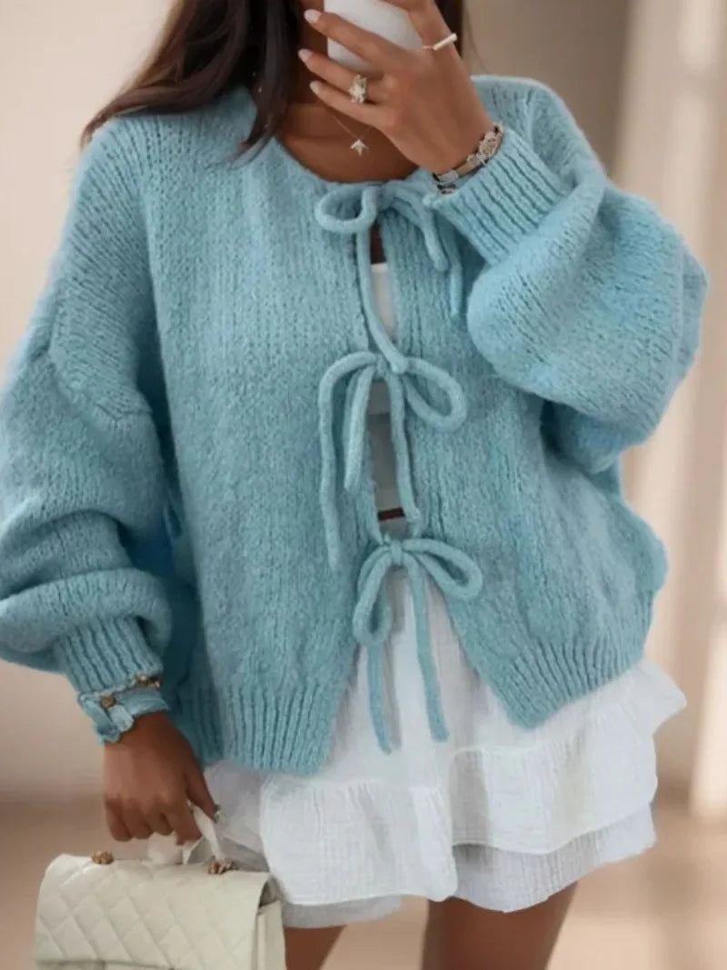 Gilet cardigan doux pour femme Confortable Élégant