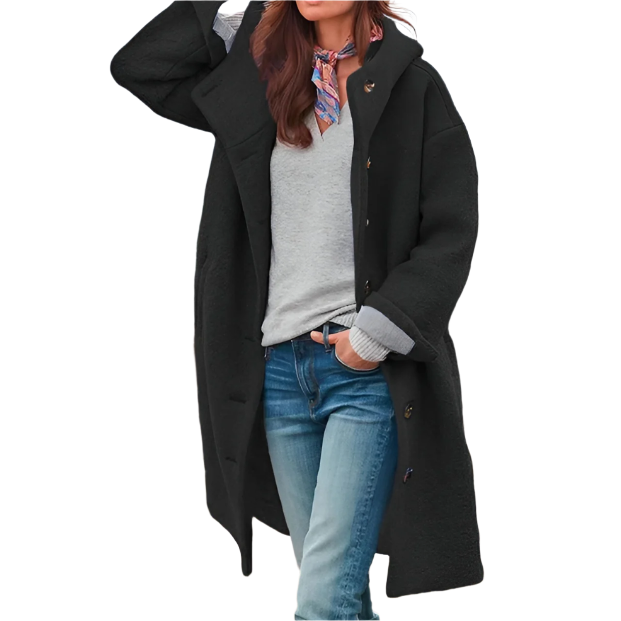 Veste confortable en laine mérinos pour femme