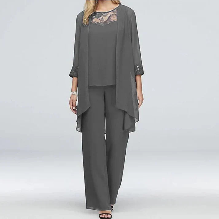 Ensemble élégant 3 pièces en coton pour femmes