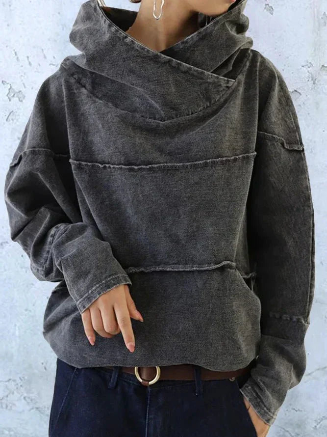 Stylischer Kapuzenpullover Frauen - IdealeKleiden