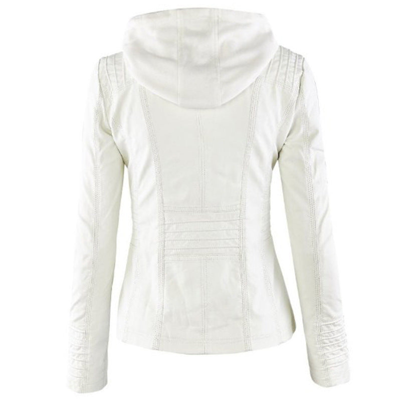 Veste en cuir femme été chic