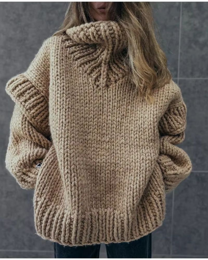 Pull tricoté grande taille Confortable