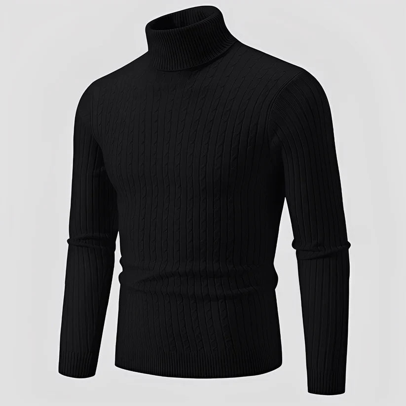 Pull col roulé élégant pour hommes Tendance