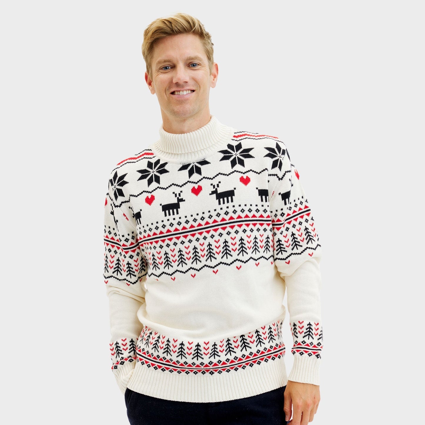 Weihnachtspullover MÀnner Grönland Style - IdealeKleiden