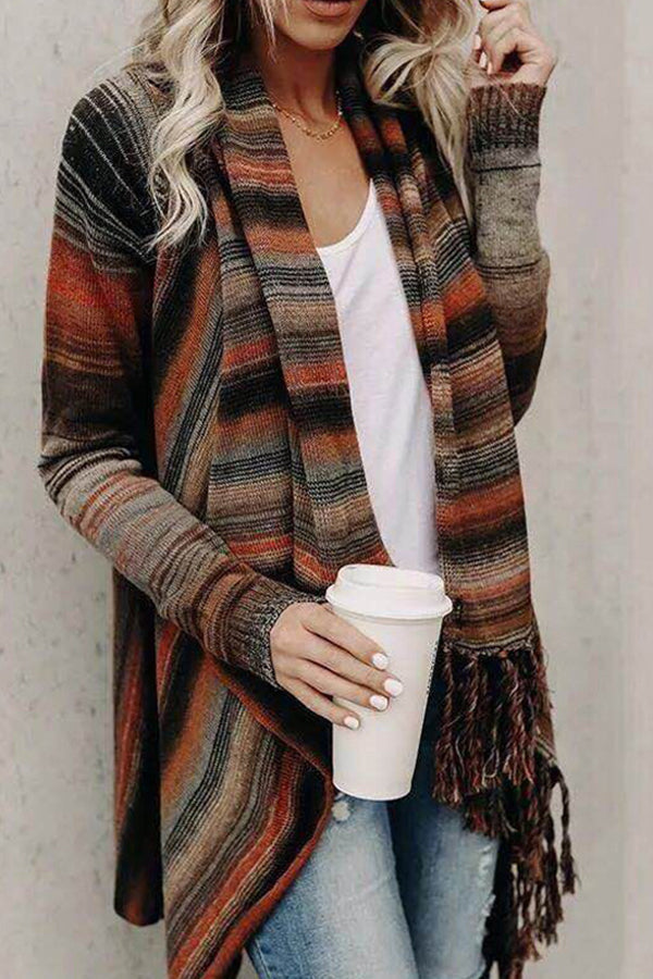 Veste femme slim design rayures modernes