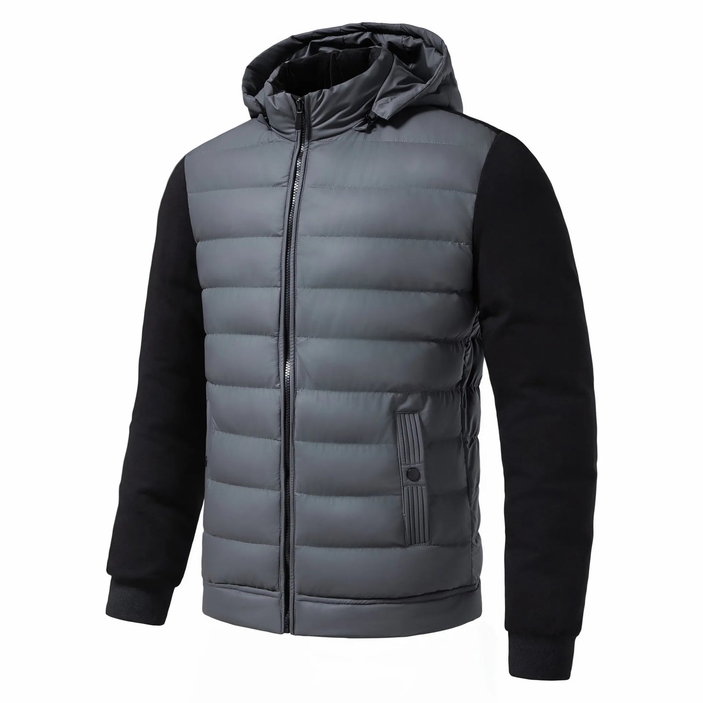 Manteau d'hiver décontracté à capuche pour homme