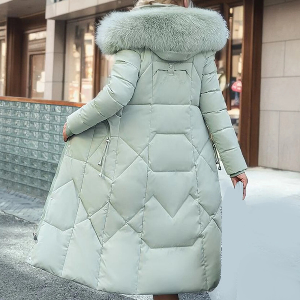 Eleganter Damen Wintermantel Luxus Design - IdealeKleiden