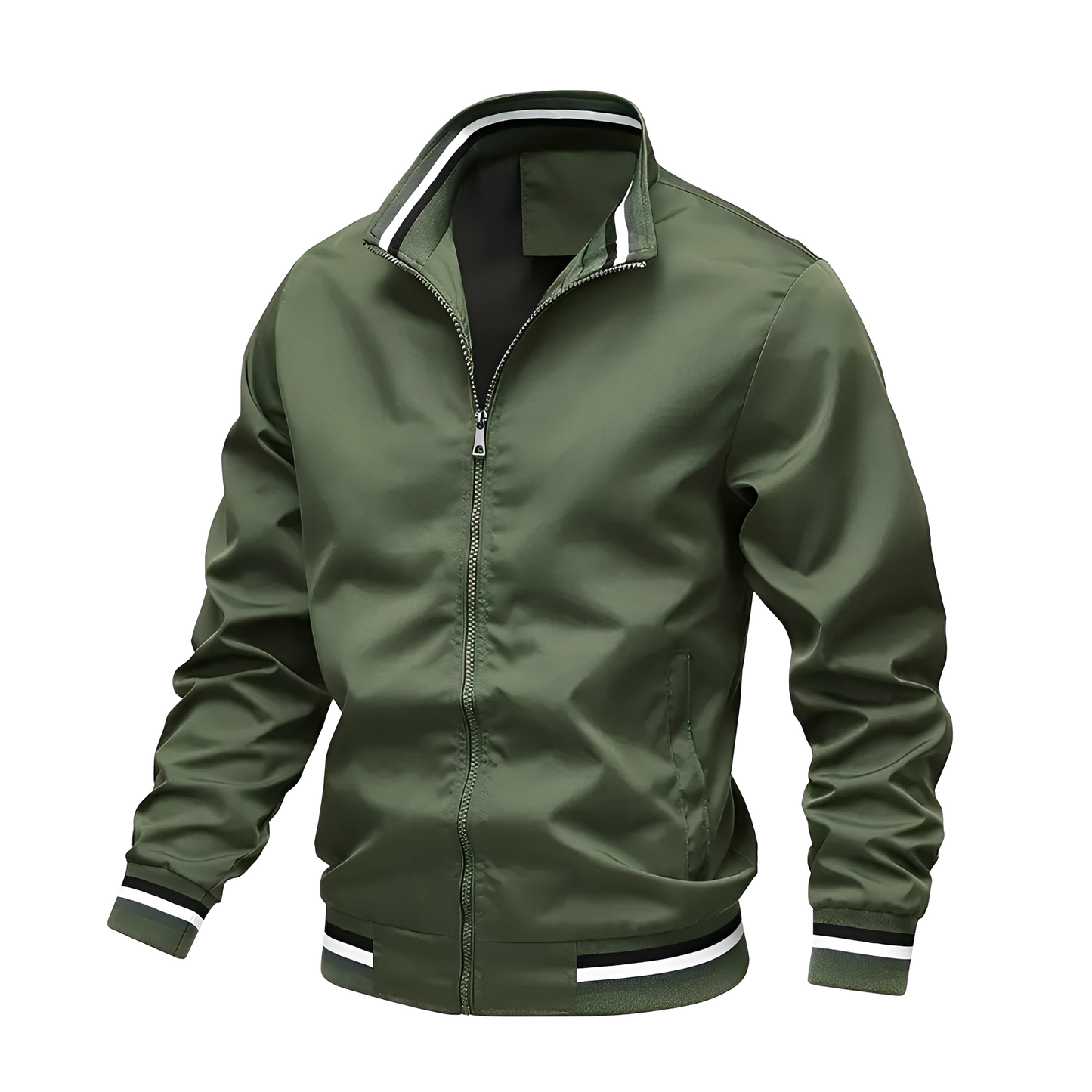 Blouson aviateur rayé homme stylé