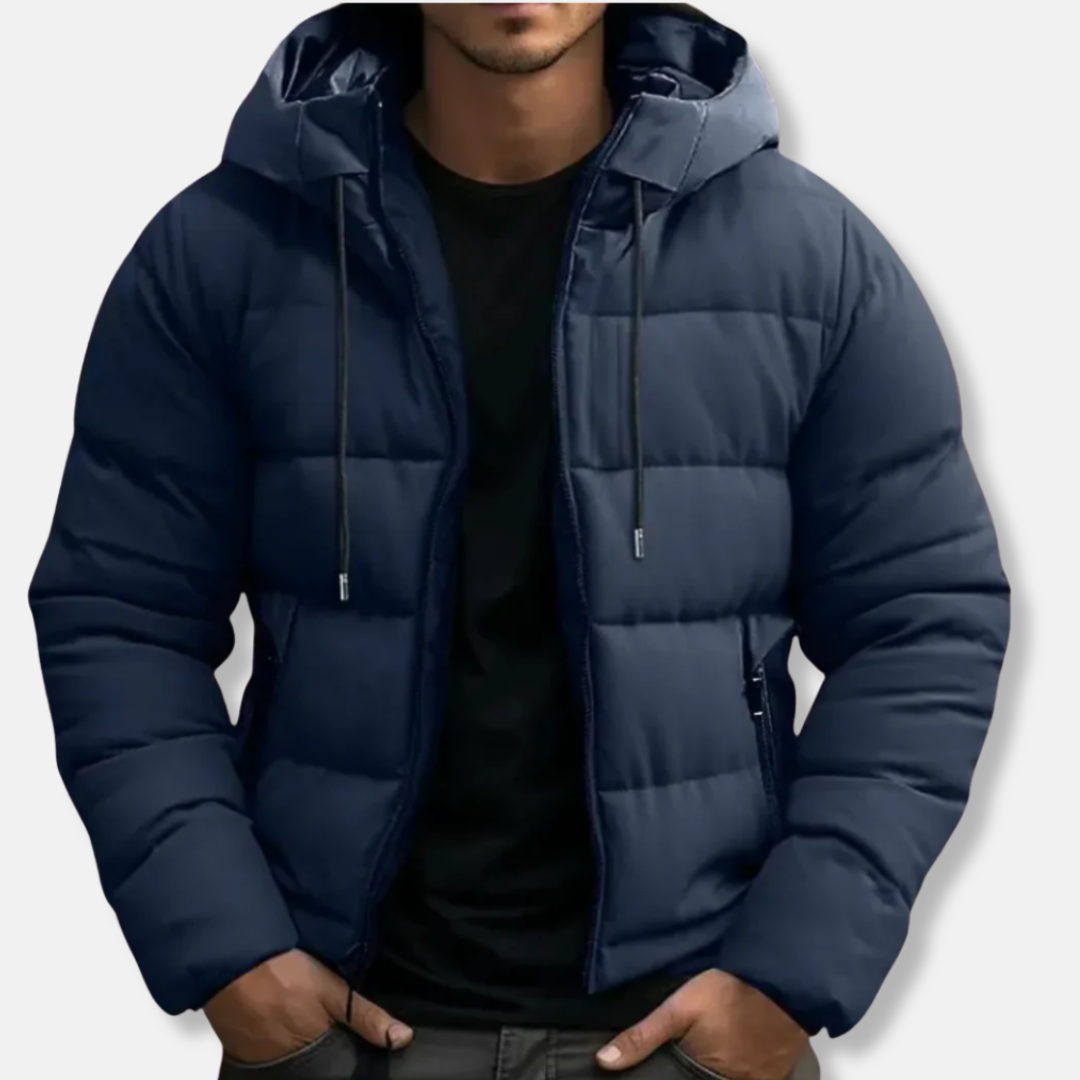 Doudoune d'hiver, capuche réglable