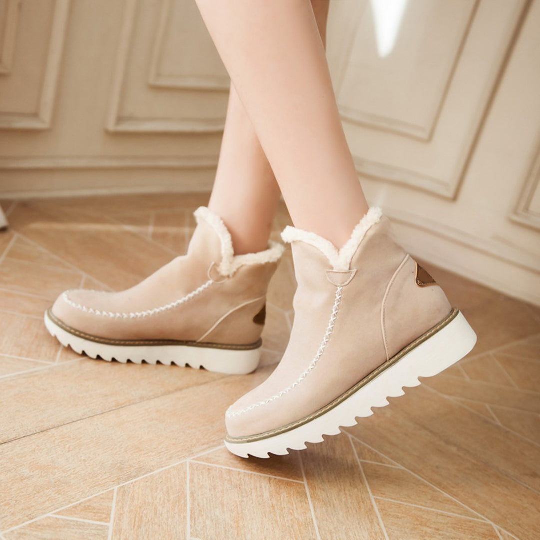 Bottes d'hiver chaud isolé neige
