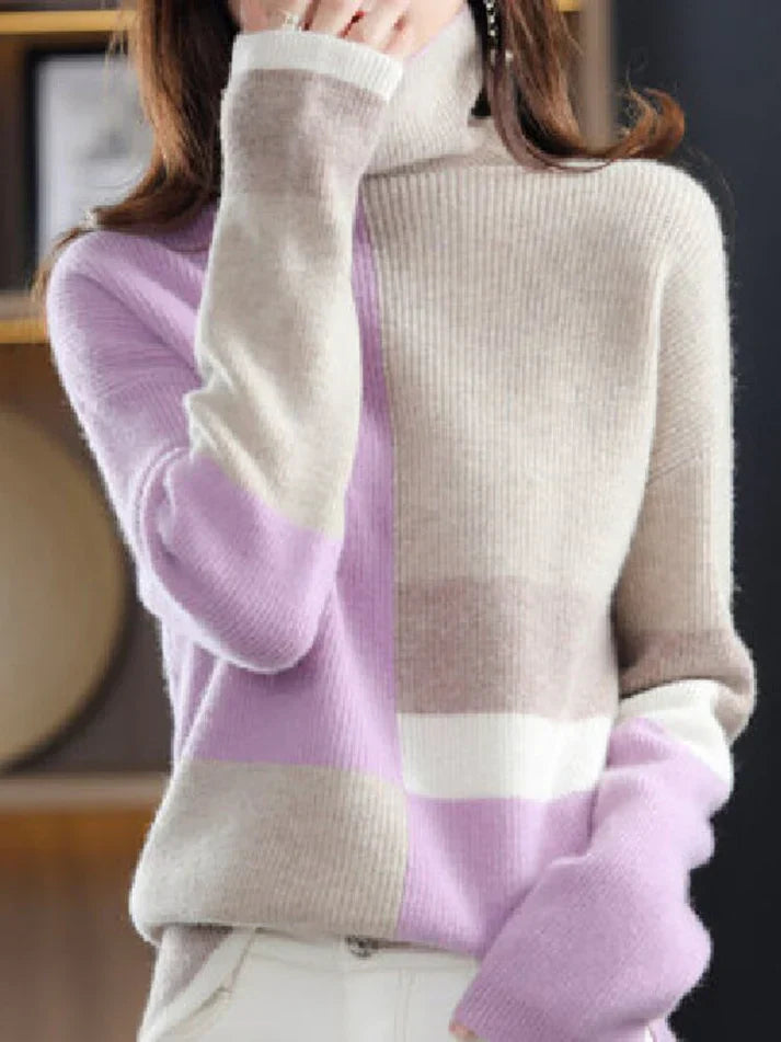 Pull roulé élégant pour femme