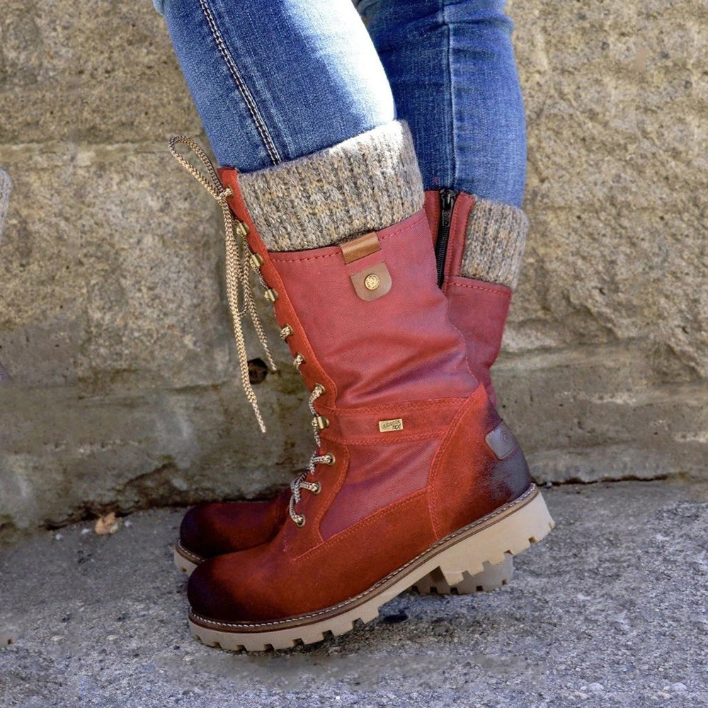 Bottes élégantes pour femmes | Bottes de combat montantes à la mode
