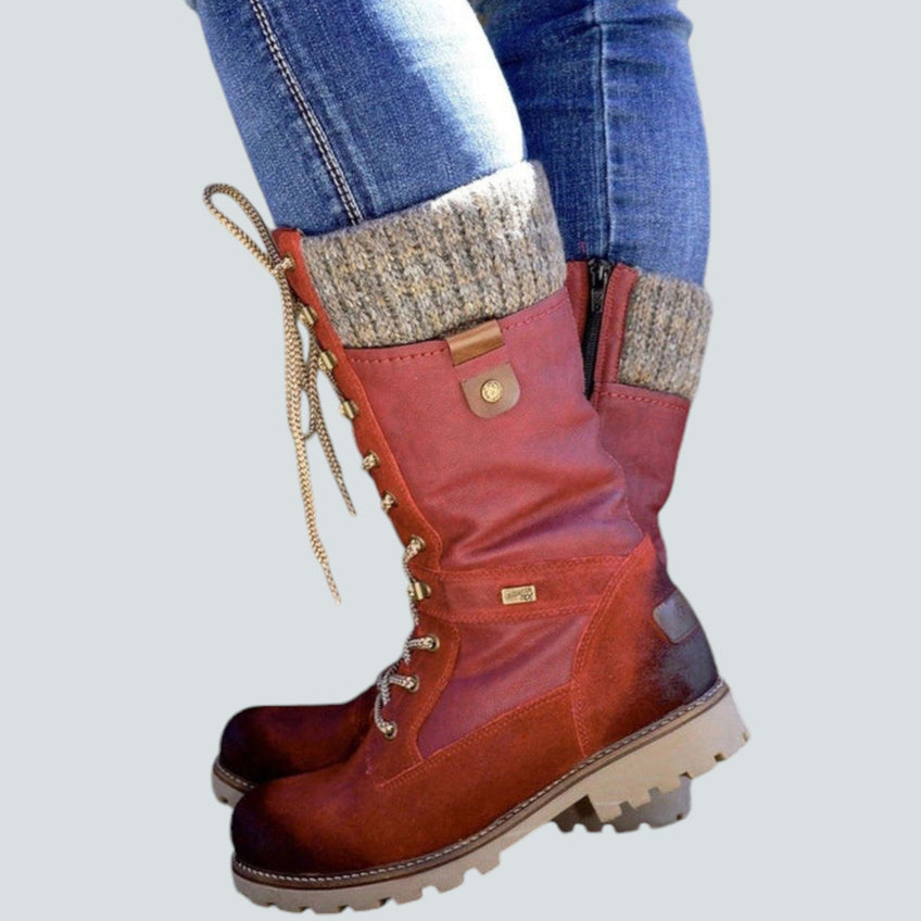 Bottes antidérapantes de sécurité pour femme