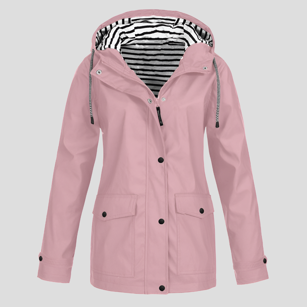 Veste imperméable femme d'extérieur fonctionnelle