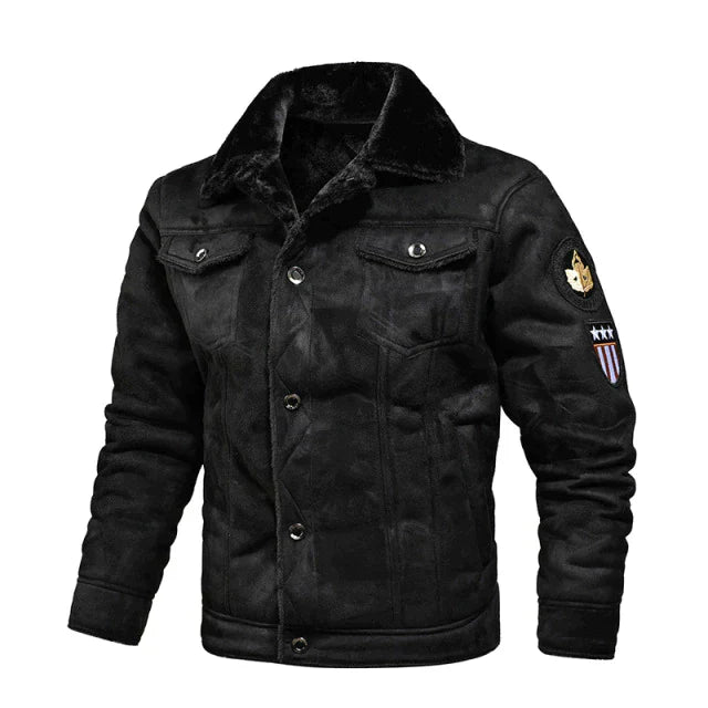 Blouson en cuir élégant pour homme