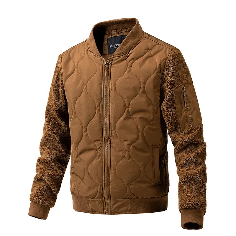 Robe d'hiver chaude avec fermeture éclair