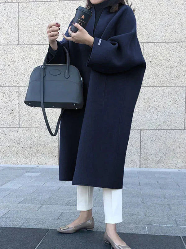 Lisi - Manteau long en laine élégant pour femme