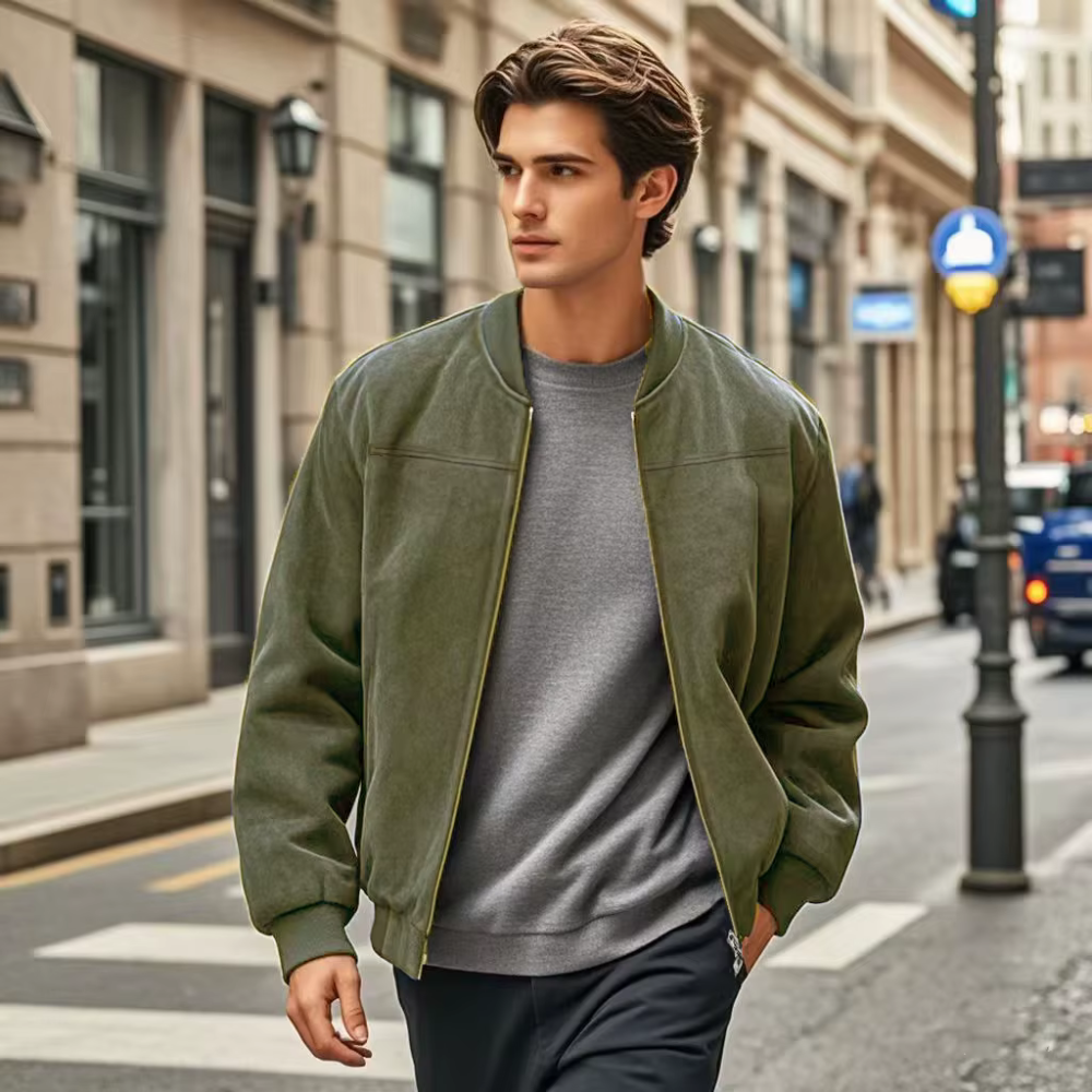 Blouson aviateur homme style moderne